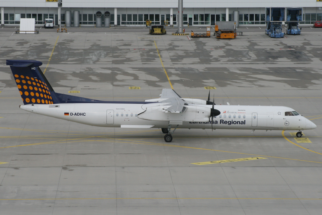 D-ADHC/DADHC Augsburg Airways Bombardier DHC-8-402 Photo by JLRAviation - AVSpotters.com