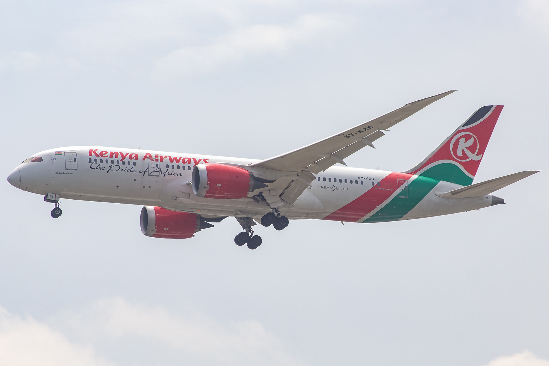 5Y-KZB/5YKZB Kenya Airways Boeing 787 Airframe Information - AVSpotters.com