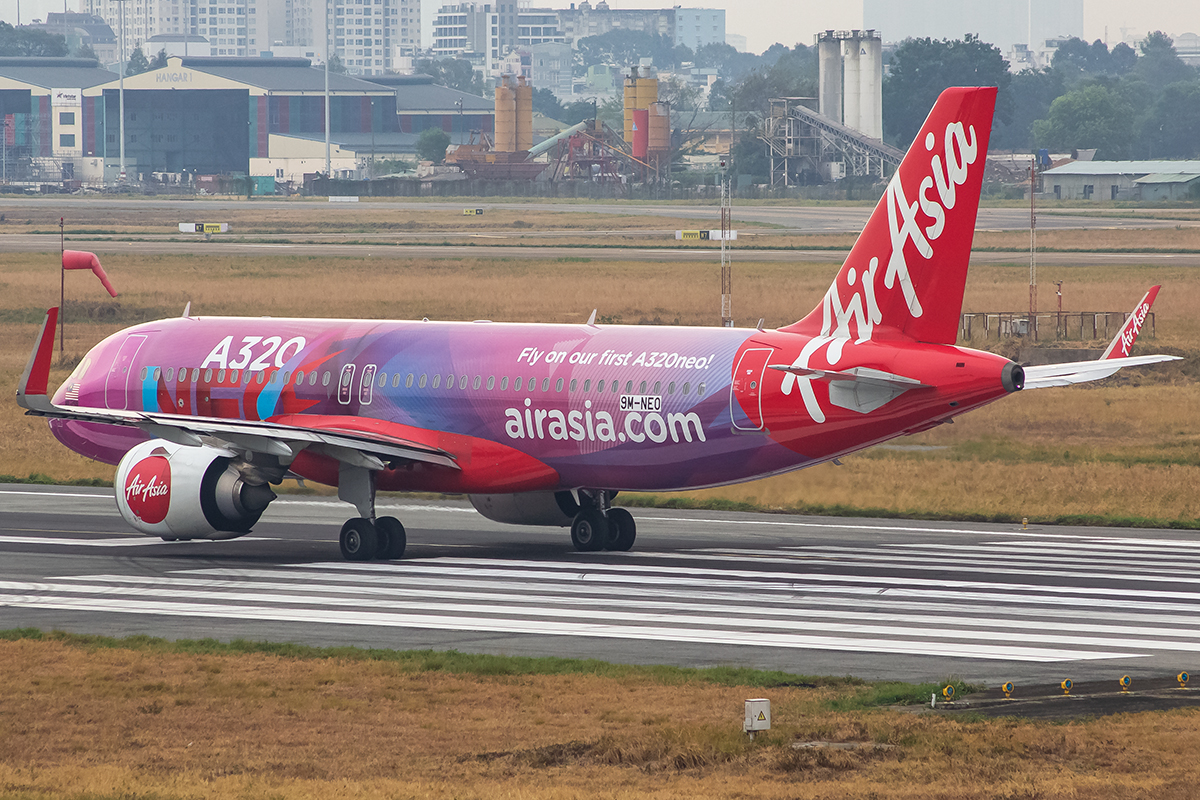 9M-NEO/9MNEO AirAsia Airbus A320neo Airframe Information - AVSpotters.com