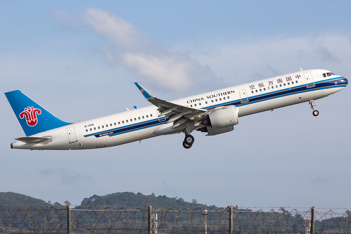 B-1091/B1091 China Southern Airlines Airbus A321-271n Photo by JLRAviation - AVSpotters.com