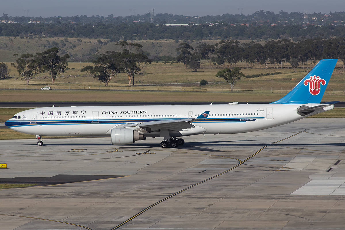 B-5917/B5917 China Southern Airlines Airbus A330-323E Photo by JLRAviation - AVSpotters.com