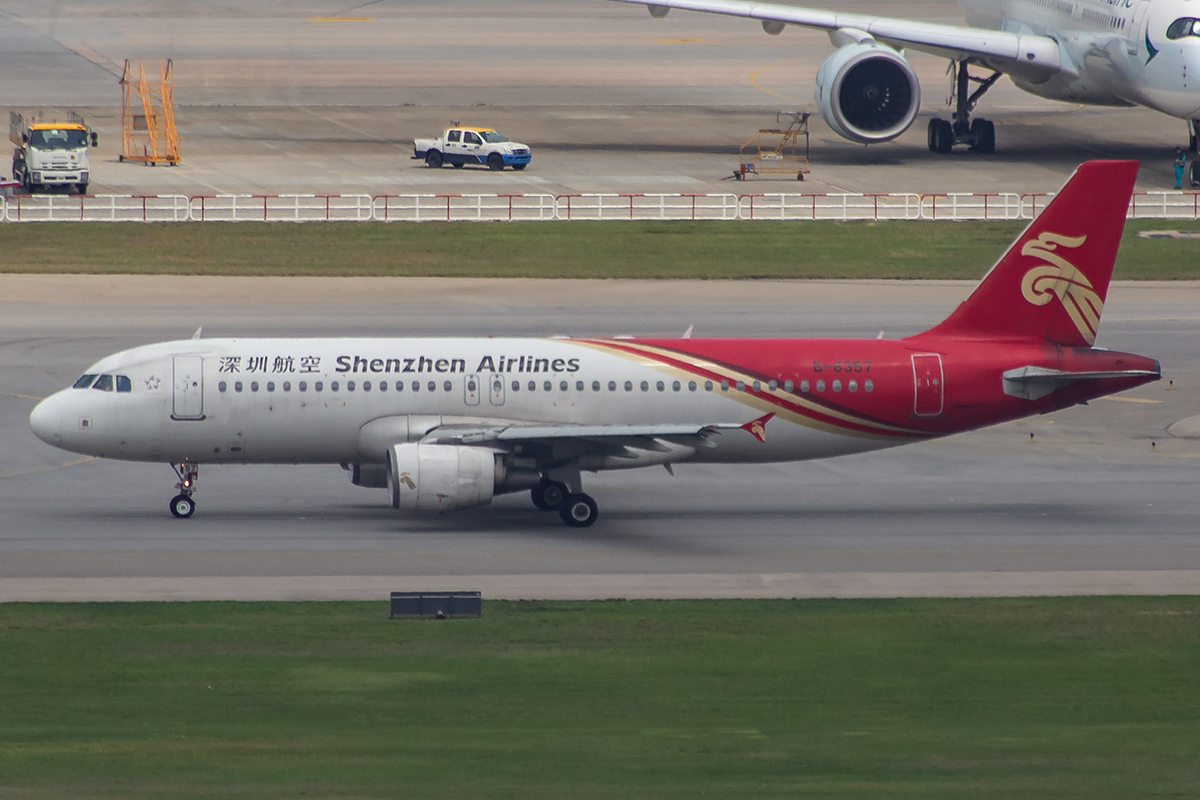 B-6357/B6357 Shenzhen Airlines Airbus A320 Airframe Information - AVSpotters.com
