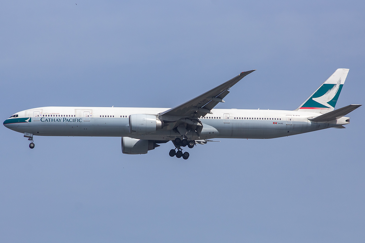 B-KQN/BKQN Cathay Pacific Airways Boeing 777 Airframe Information - AVSpotters.com
