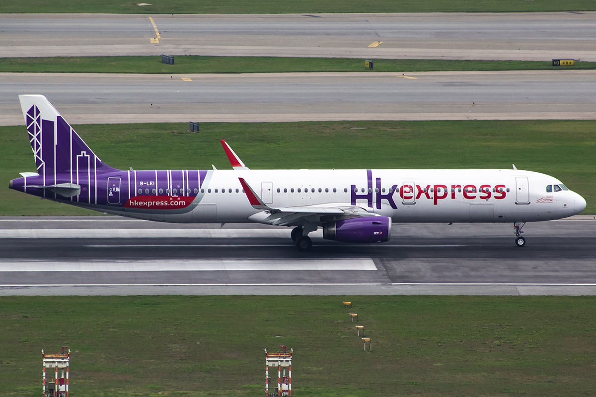 B-LEI/BLEI Hong Kong Express Airways Airbus A321 Airframe Information - AVSpotters.com