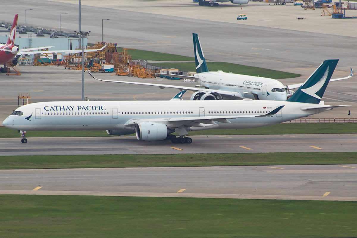 B-LXH/BLXH Cathay Pacific Airways Airbus A350 Airframe Information - AVSpotters.com