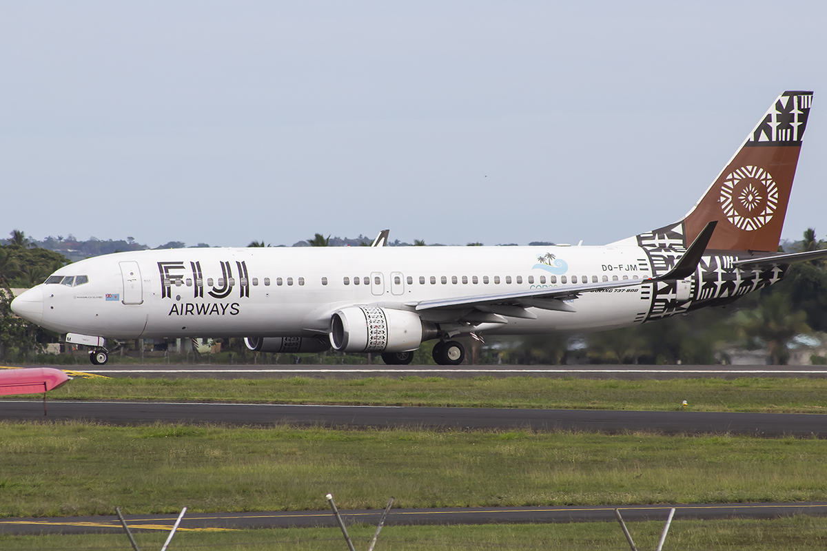 DQ-FJM/DQFJM Fiji Airways Boeing 737 NG Airframe Information - AVSpotters.com
