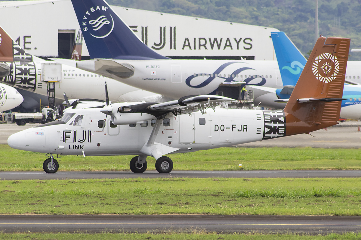DQ-FJR/DQFJR Fiji Link Viking Air DHC-6 Twin Otter Airframe Information - AVSpotters.com