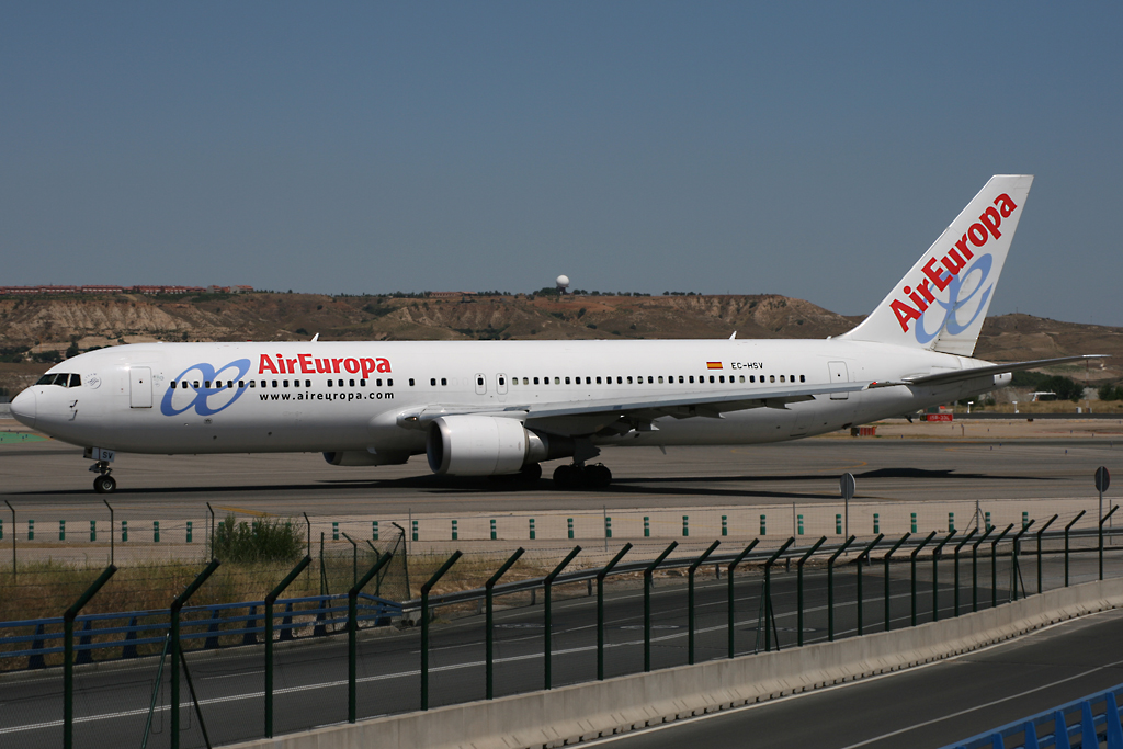 EC-HSV/ECHSV Air Europa Boeing 767-3Q8ER Photo by JLRAviation - AVSpotters.com