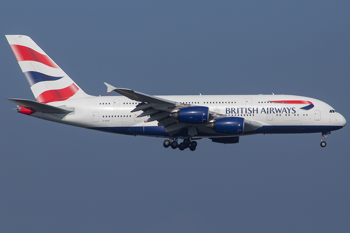 G-XLEF/GXLEF British Airways Airbus A380 Airframe Information - AVSpotters.com