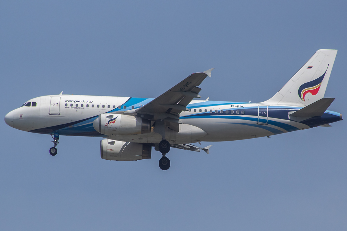 HS-PPG/HSPPG Bangkok Airways Airbus A319 Airframe Information - AVSpotters.com