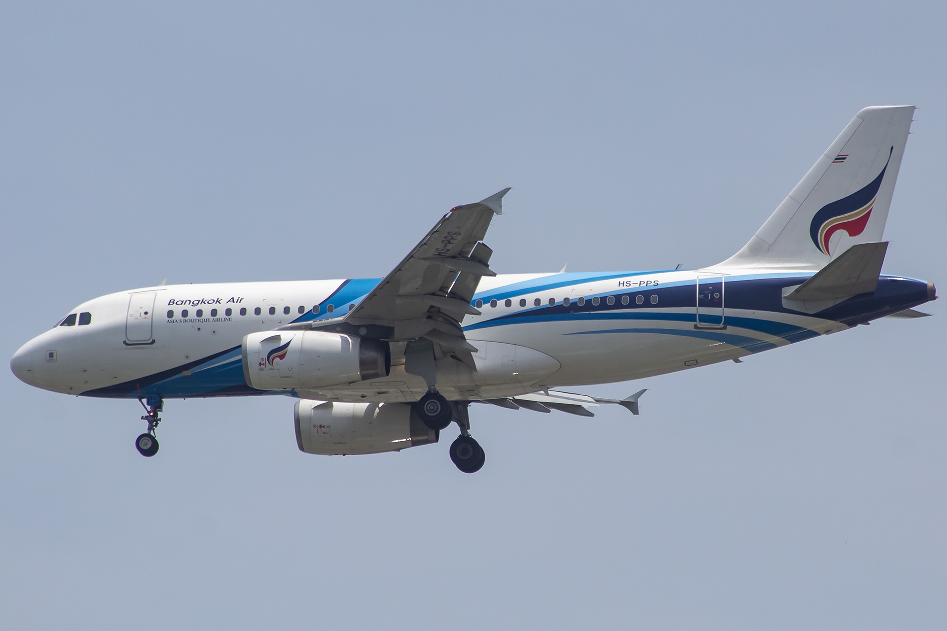 HS-PPS/HSPPS Bangkok Airways Airbus A319 Airframe Information - AVSpotters.com