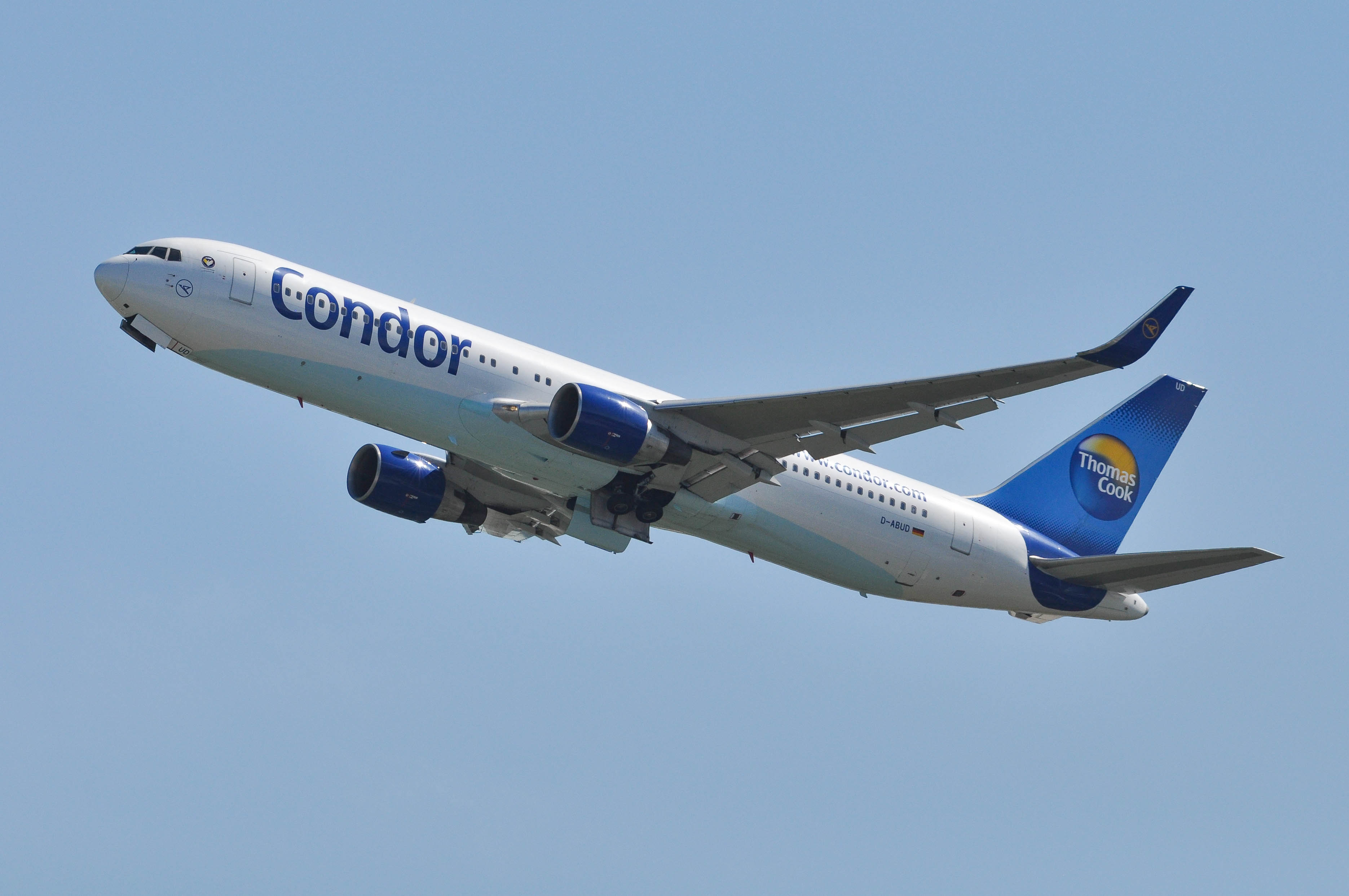 D-ABUD/DABUD Condor Boeing 767 Airframe Information - AVSpotters.com