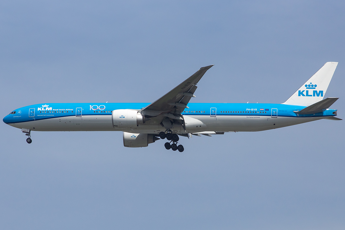 PH-BVR/PHBVR KLM Royal Dutch Airlines Boeing 777 Airframe Information - AVSpotters.com