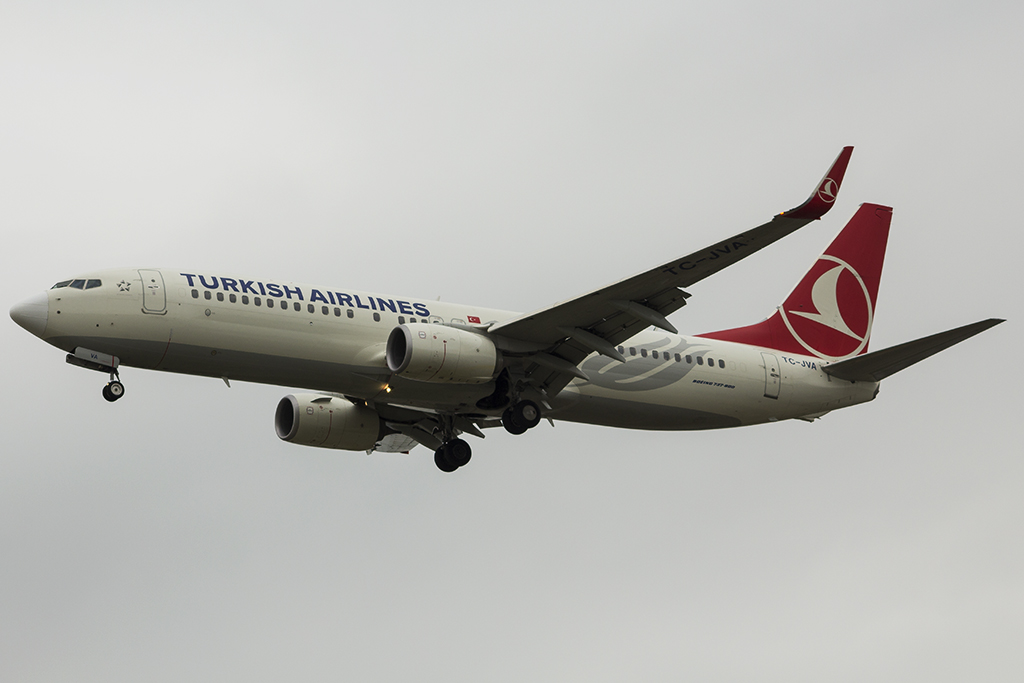 TC-JVA/TCJVA THY Turkish Airlines Boeing 737 NG Airframe Information - AVSpotters.com