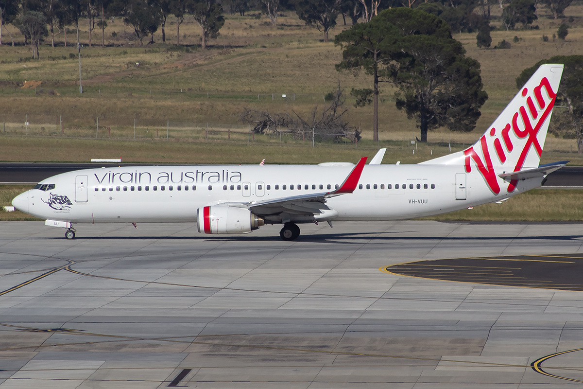 VH-VUU/VHVUU Virgin Australia Airlines Boeing 737-8FE(WL) Photo by JLRAviation - AVSpotters.com