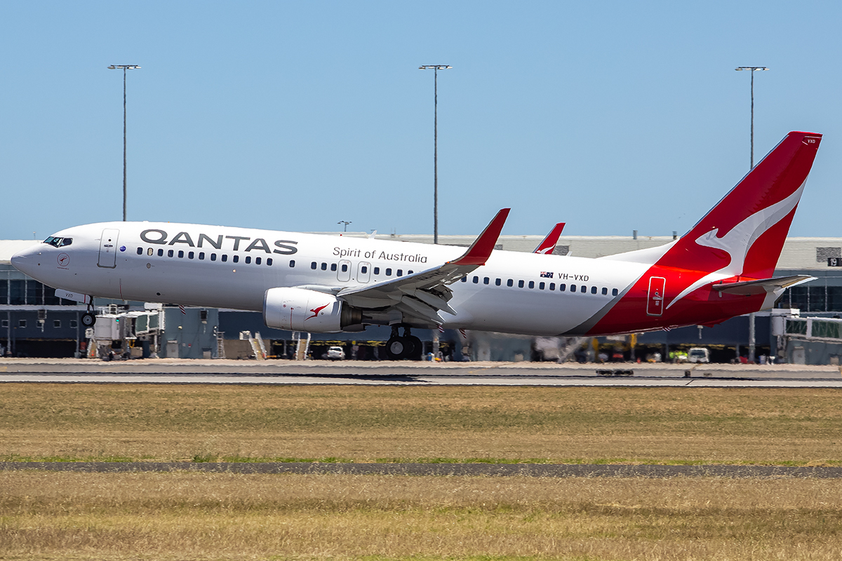 VH-VXD/VHVXD Qantas Boeing 737 NG Airframe Information - AVSpotters.com