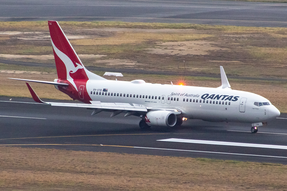 VH-VYB/VHVYB Qantas Boeing 737-838(WL) Photo by JLRAviation - AVSpotters.com
