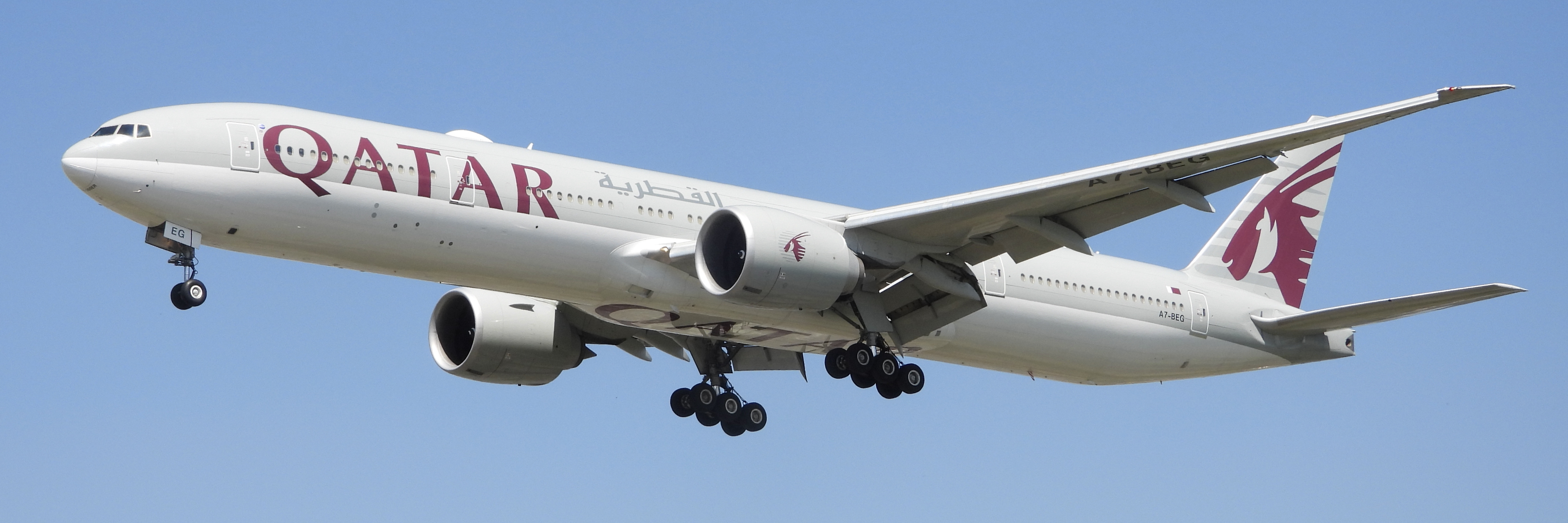 A7-BEG/A7BEG Qatar Airways Boeing 777-3DZER Photo by Emirates101 - AVSpotters.com