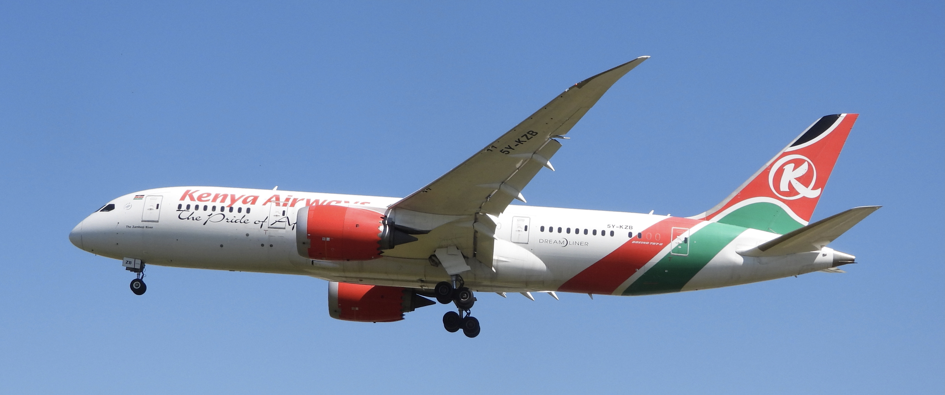 5Y-KZB/5YKZB Kenya Airways Boeing 787-8 Photo by Emirates101 - AVSpotters.com