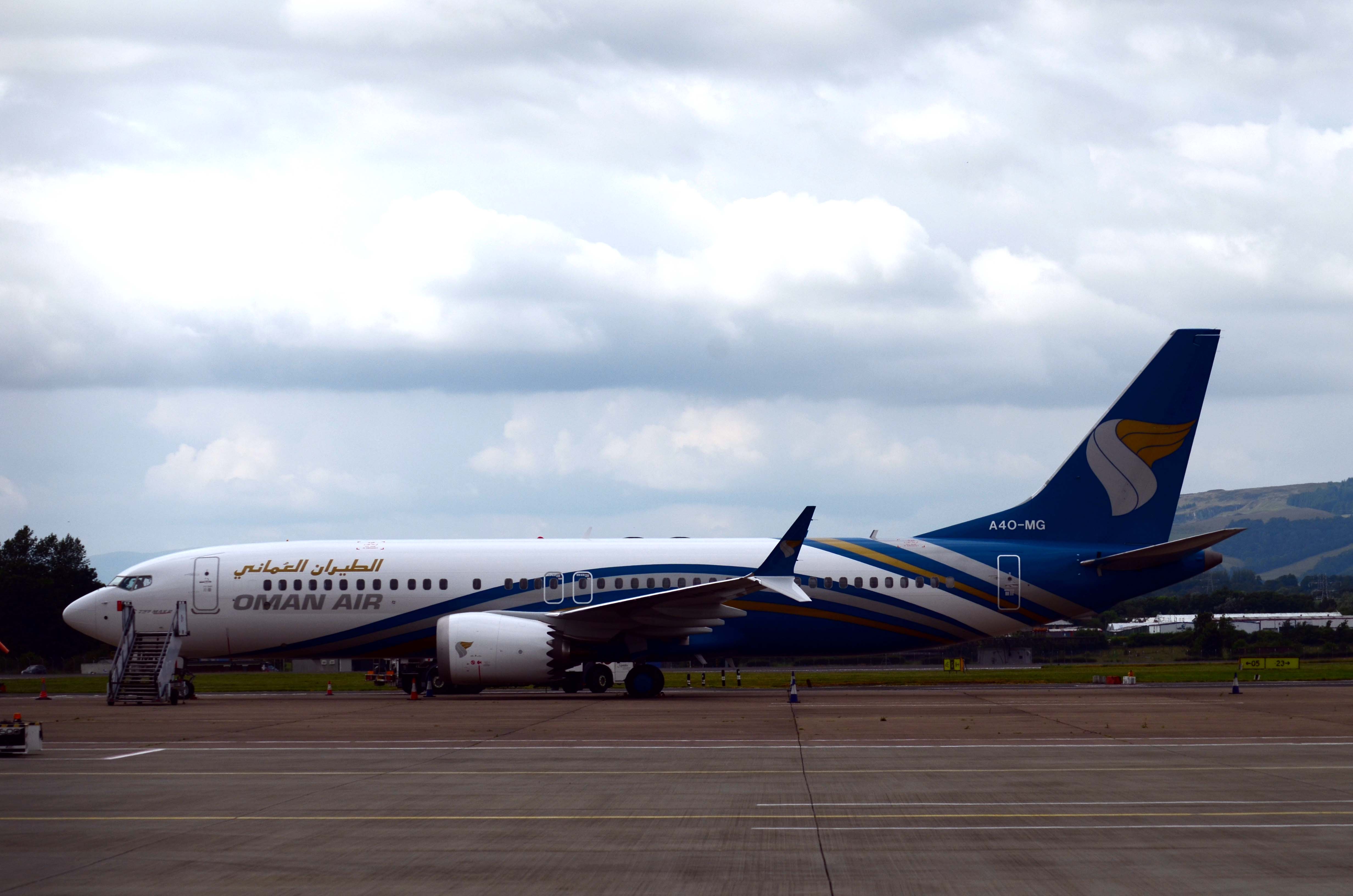 A4O-MG/A4OMG Oman Air Boeing 737-MAX8 Photo by FlyDroo - AVSpotters.com