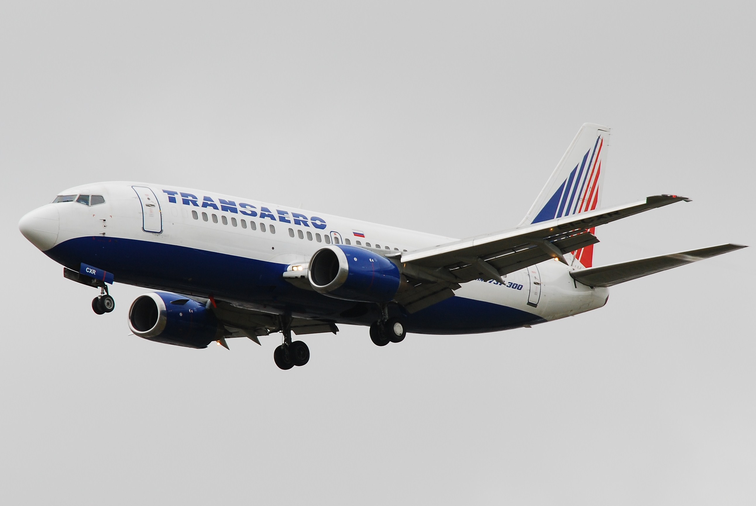 EI-CXR/EICXR Transaero Airlines Boeing 737 Classic Airframe Information - AVSpotters.com