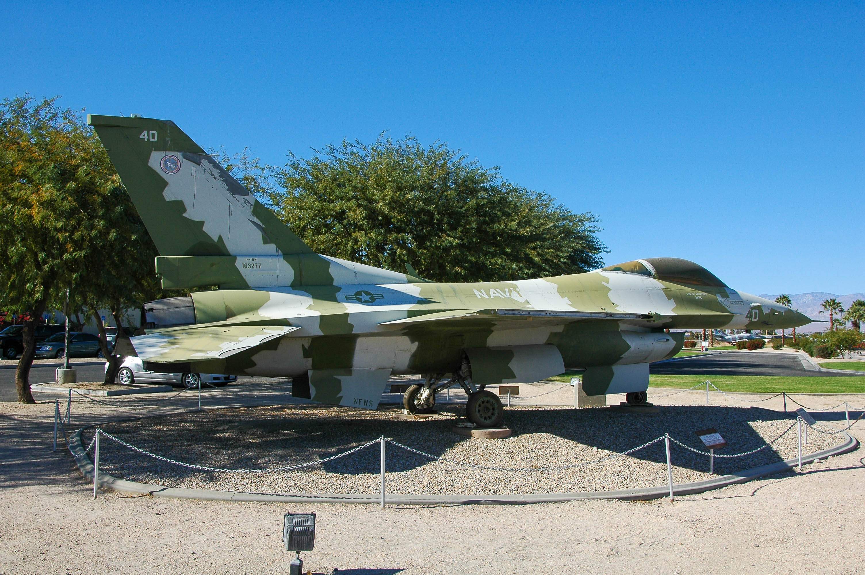 163277/163277 Preserved General Dynamics F-16N Fighting Falcon Photo by colinw - AVSpotters.com