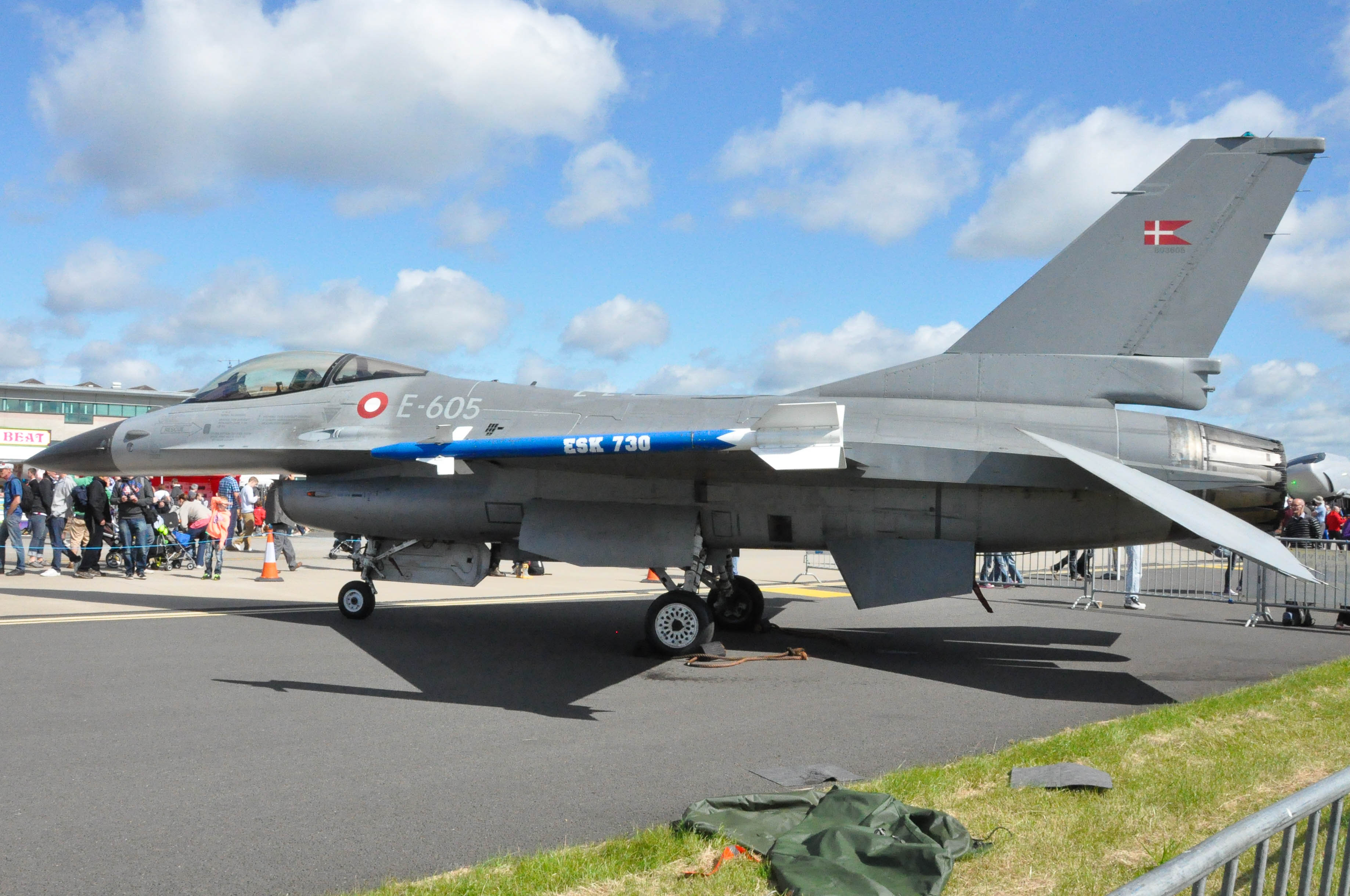 E-605/E605 RDAF - Royal Danish Air Force General Dynamics F-16 Fighting Falcon Airframe Information - AVSpotters.com
