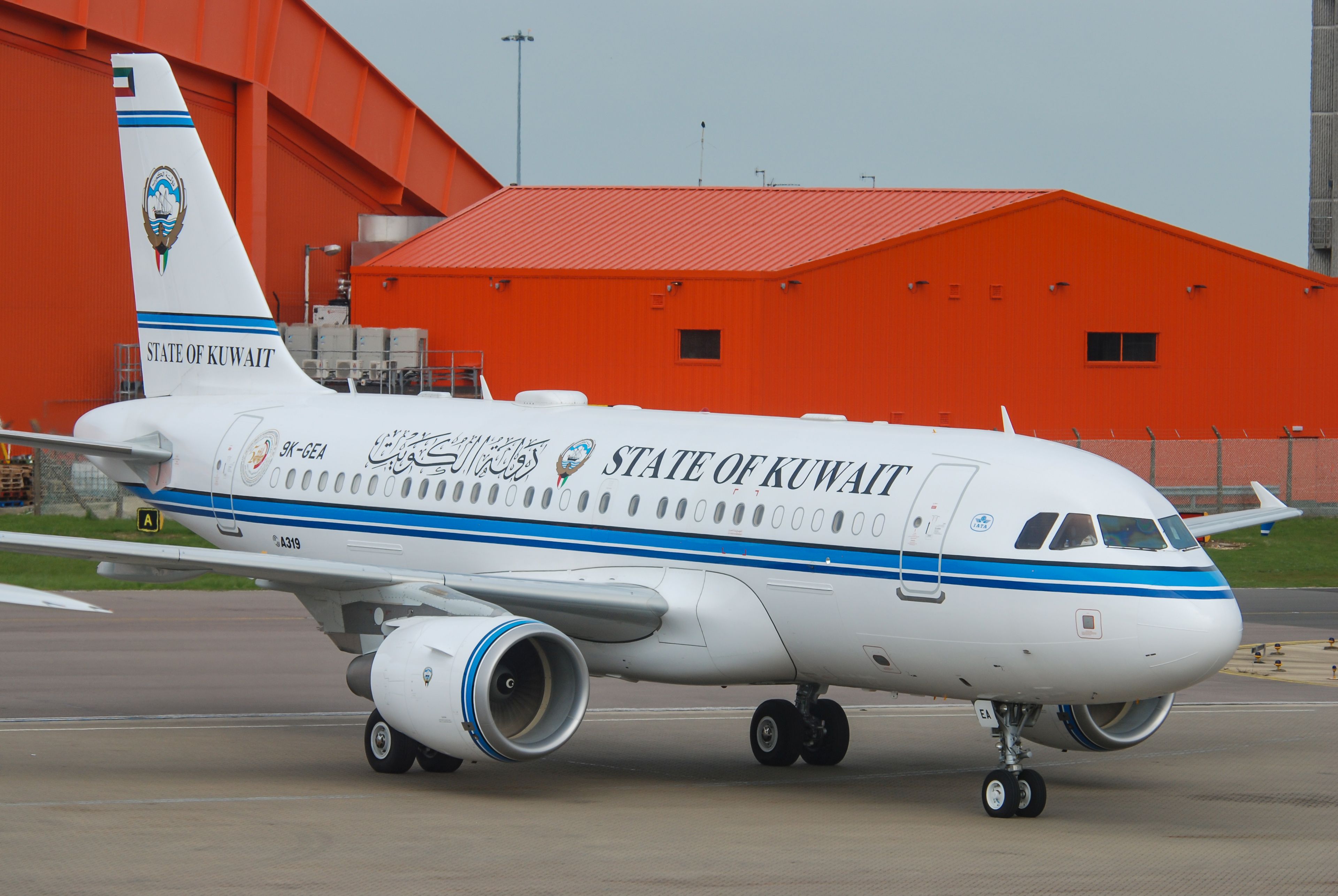 9K-GEA/9KGEA State of Kuwait Airbus A319 Airframe Information - AVSpotters.com