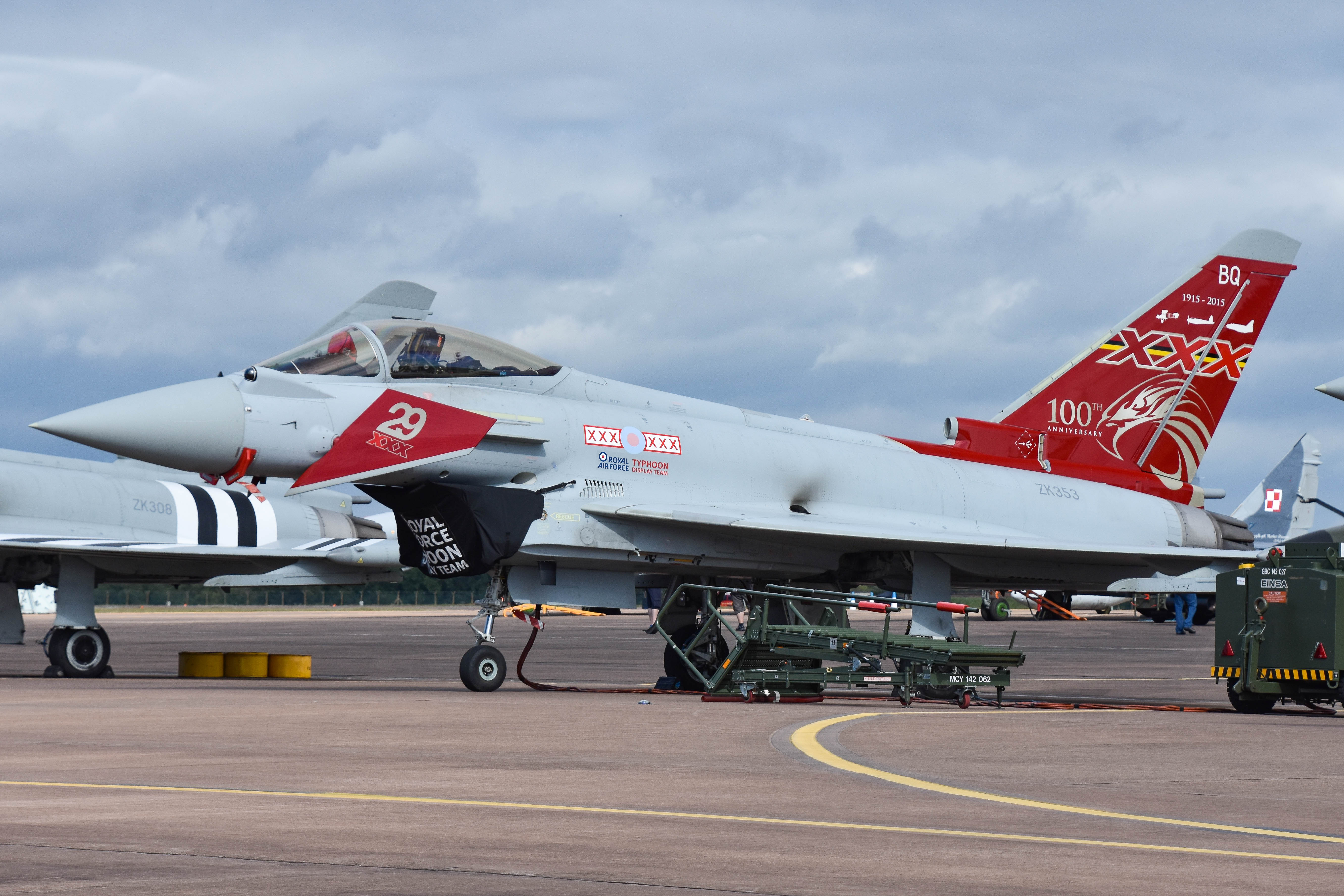 ZK353/ZK353 RAF - Royal Air Force Eurofighter Typhoon Airframe Information - AVSpotters.com
