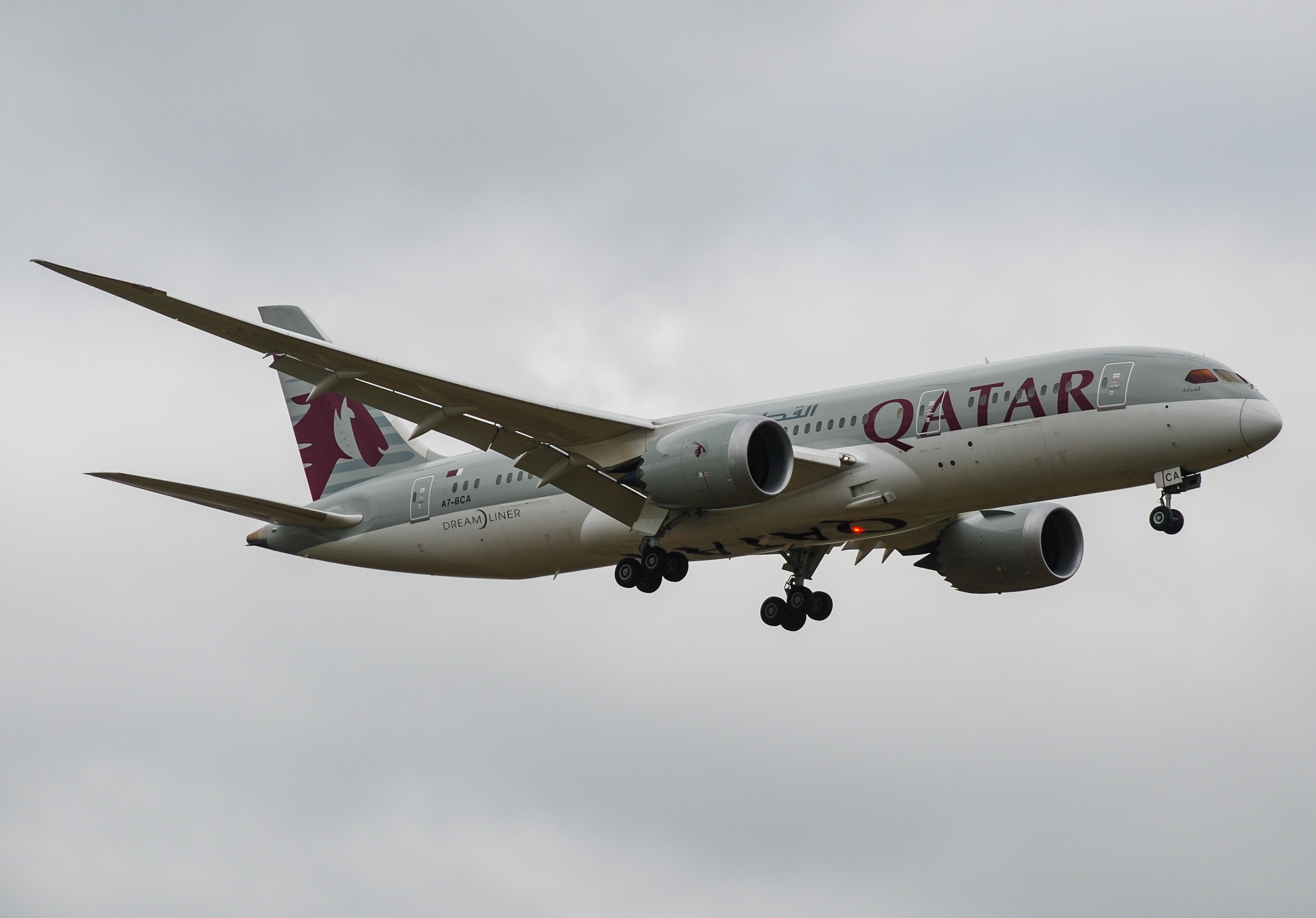 A7-BCA/A7BCA Qatar Airways Boeing 787 Airframe Information - AVSpotters.com