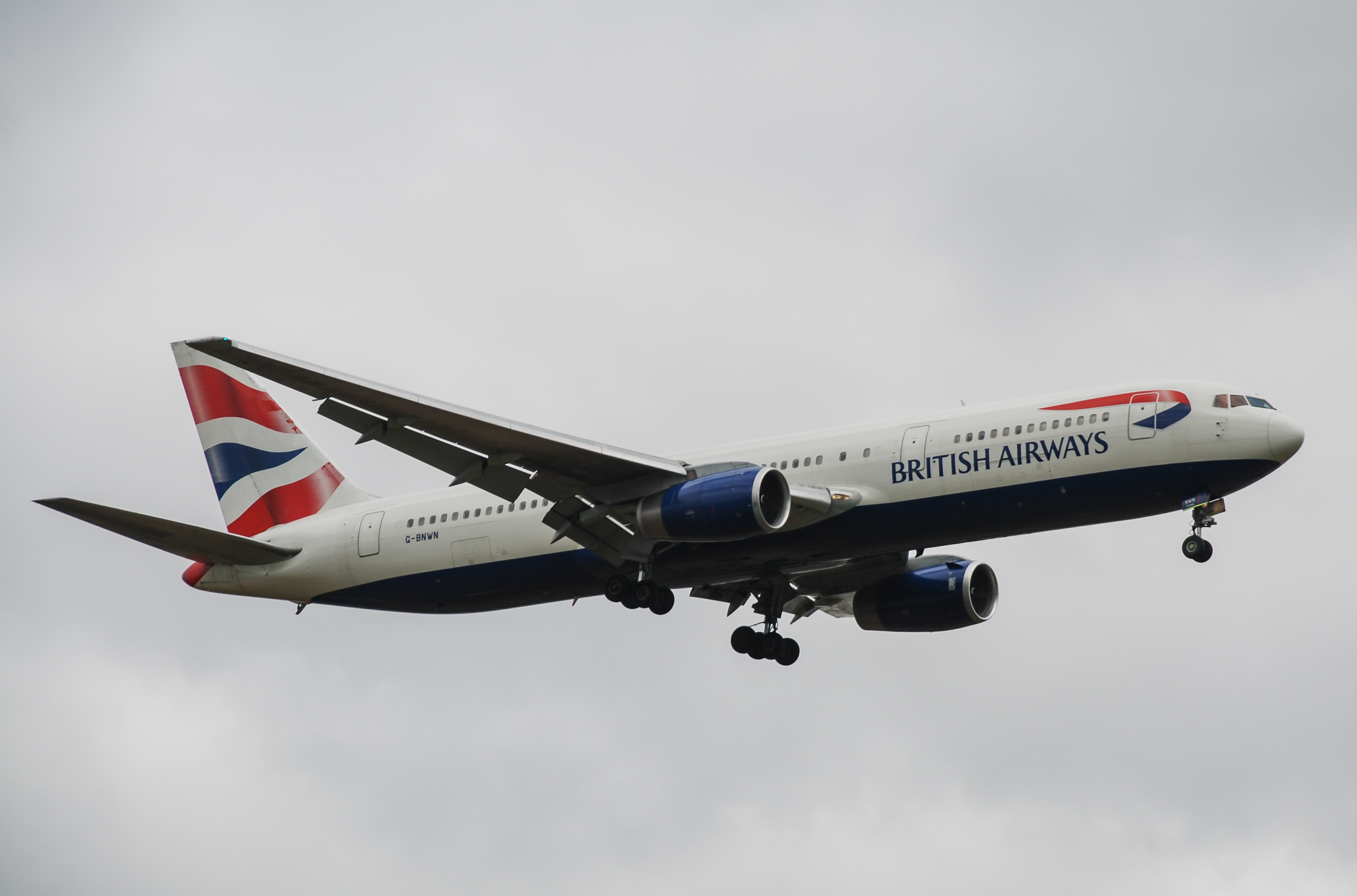 G-BNWN/GBNWN British Airways Boeing 767 Airframe Information - AVSpotters.com