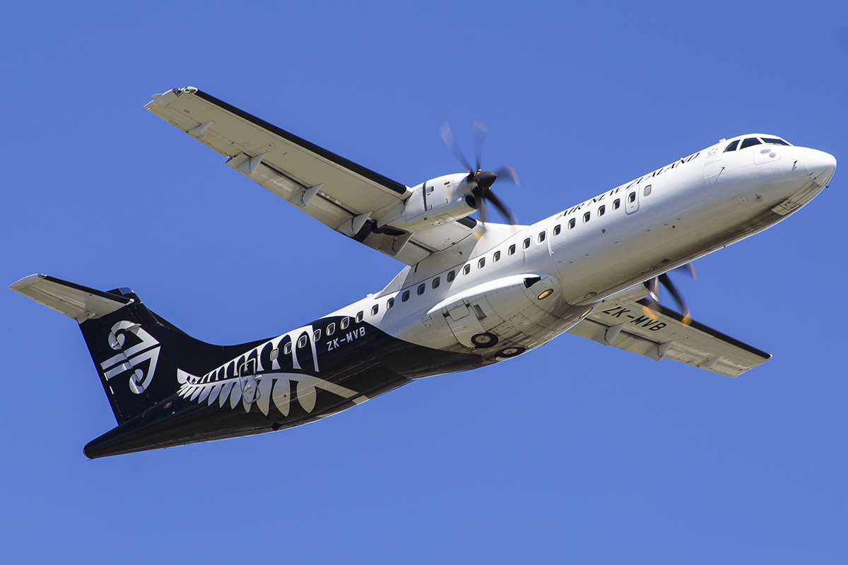 ZK-MVB/ZKMVB Air New Zealand ATR 72 Airframe Information - AVSpotters.com