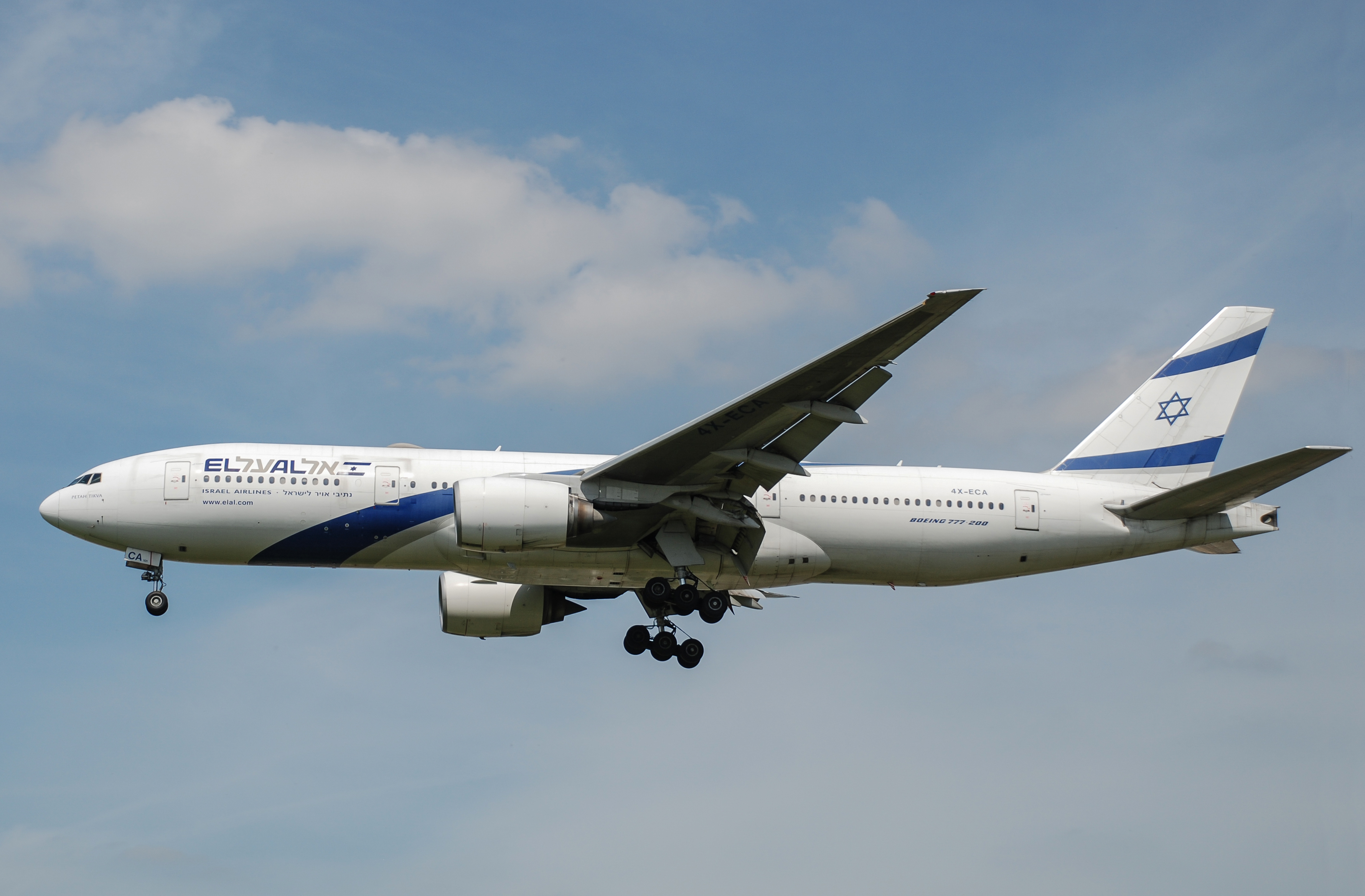 4X-ECA/4XECA El Al Israel Airlines Boeing 777 Airframe Information - AVSpotters.com