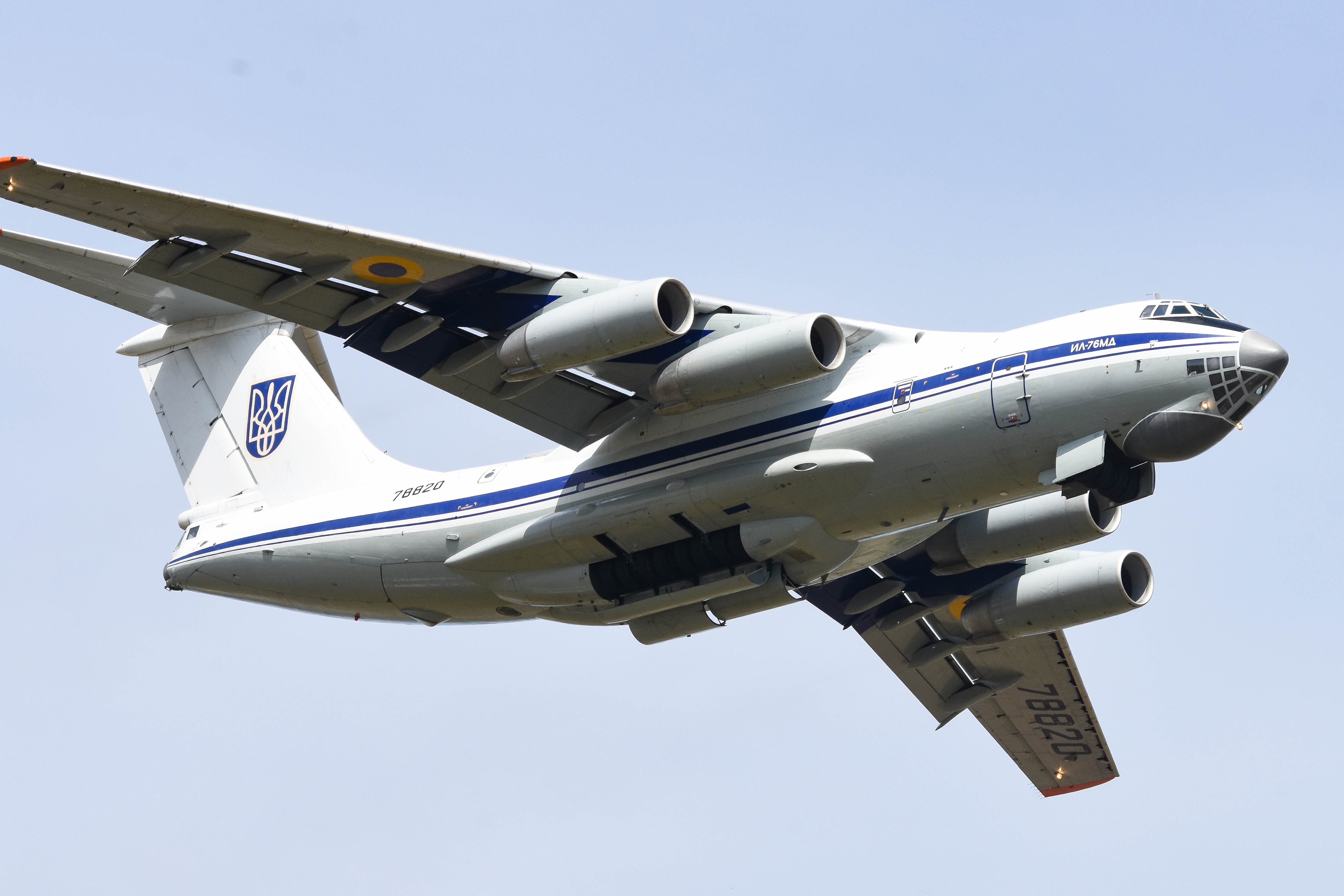 78820/78820 Ukraine Air Force Ilyushin Il-76 Airframe Information - AVSpotters.com