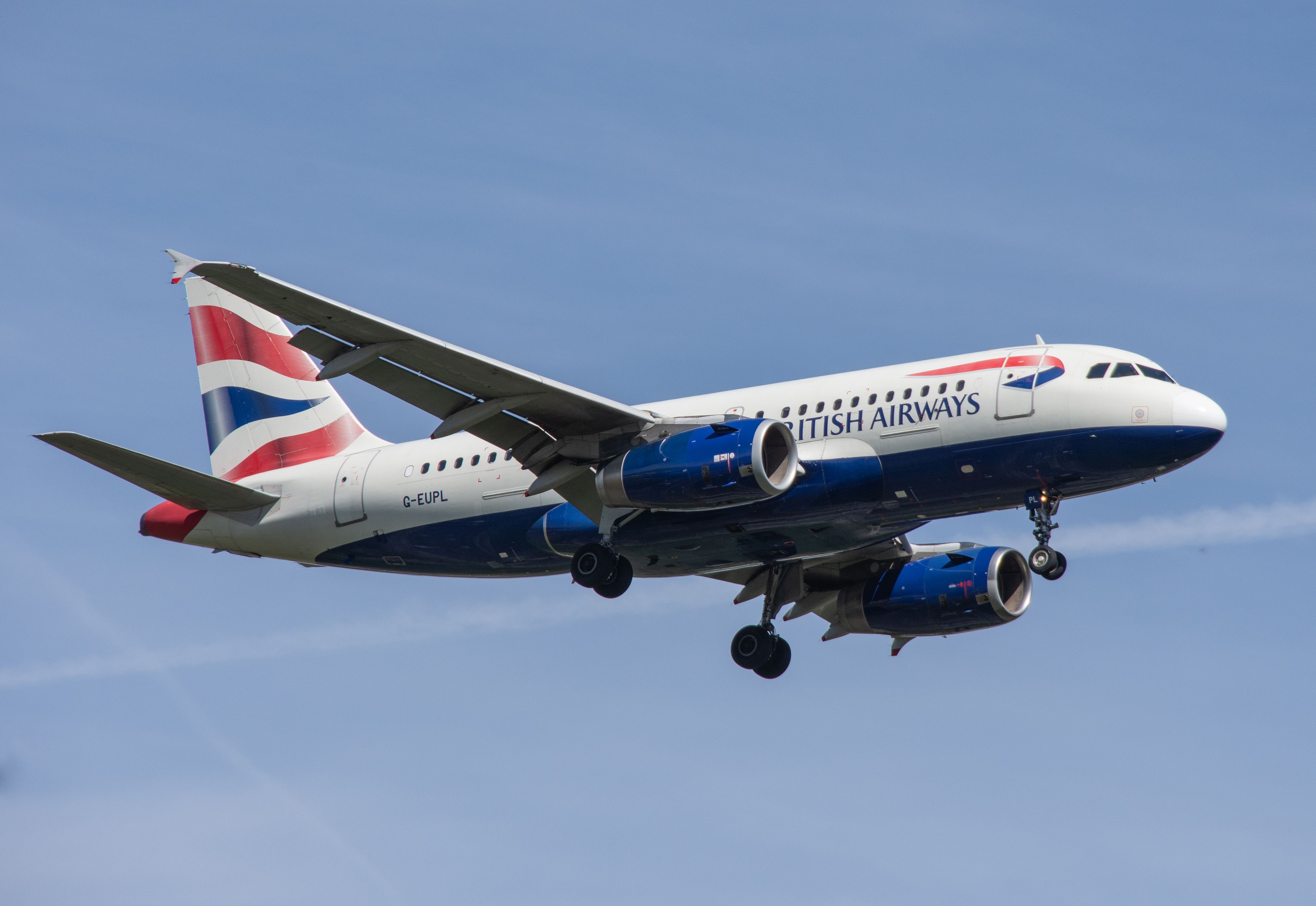 G-EUPL/GEUPL British Airways Airbus A319 Airframe Information - AVSpotters.com