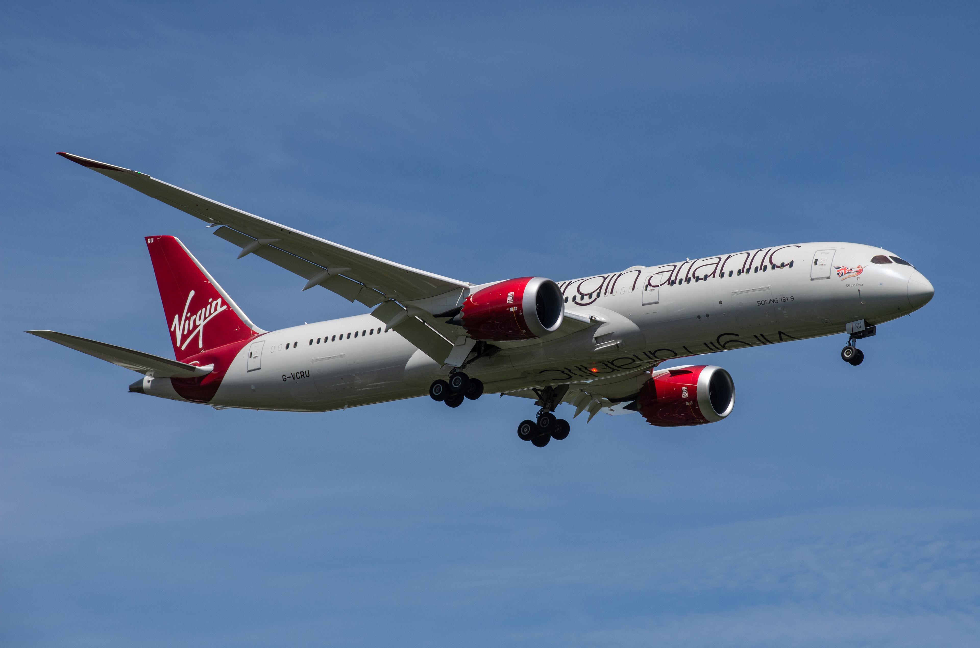 G-VCRU/GVCRU Virgin Atlantic Airways Boeing 787 Airframe Information - AVSpotters.com