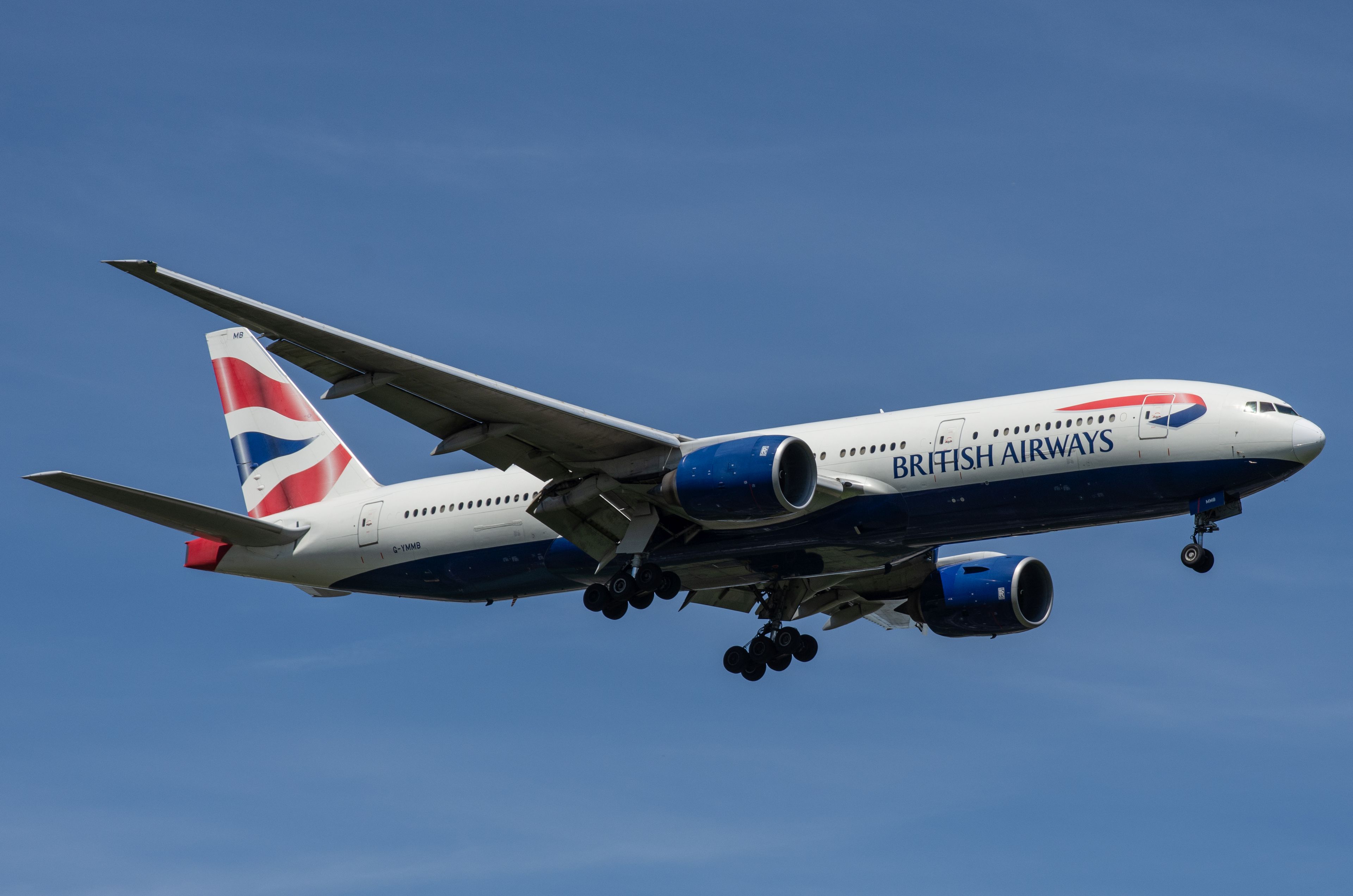 G-YMMB/GYMMB British Airways Boeing 777 Airframe Information - AVSpotters.com