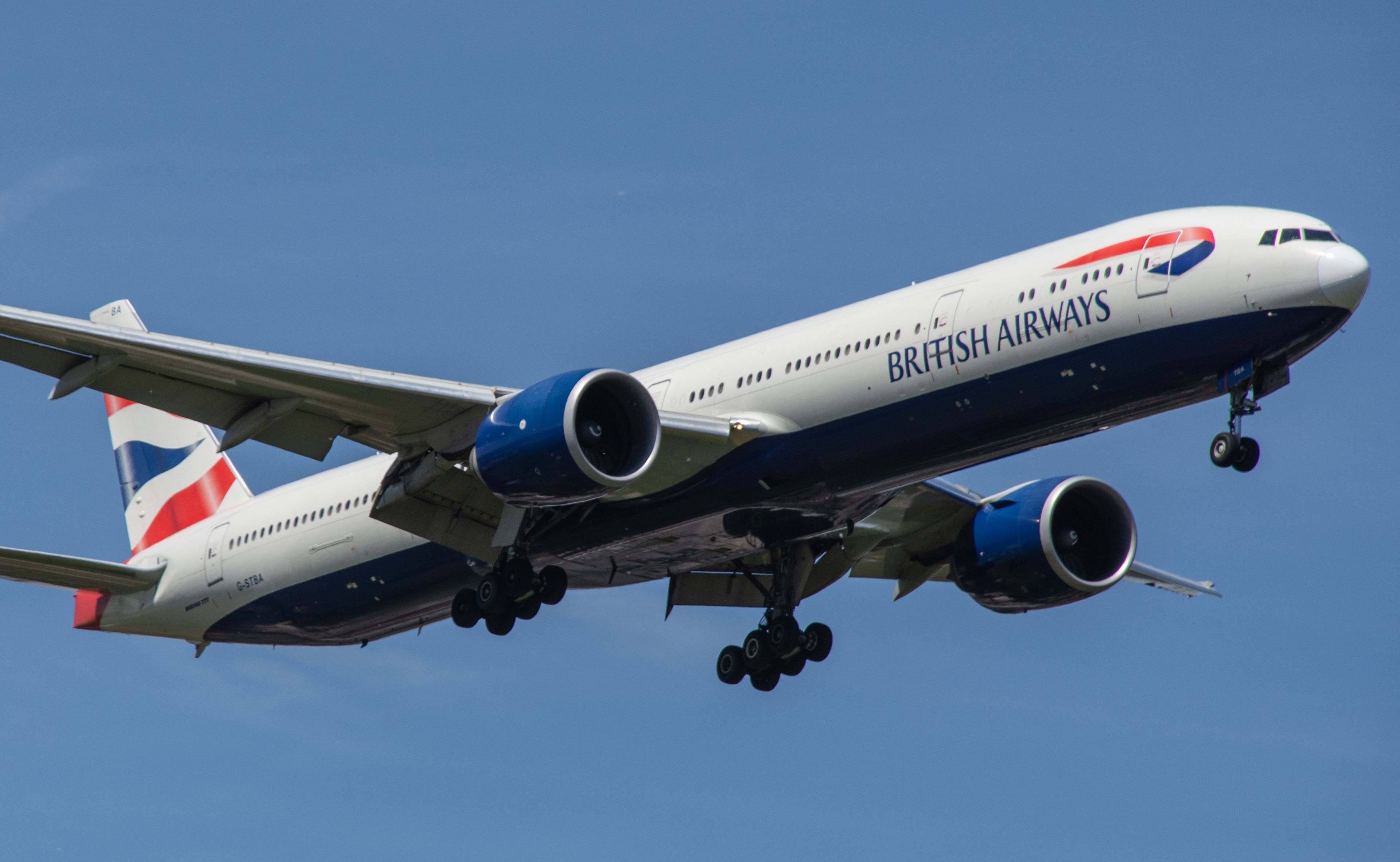 G-STBA/GSTBA British Airways Boeing 777 Airframe Information - AVSpotters.com