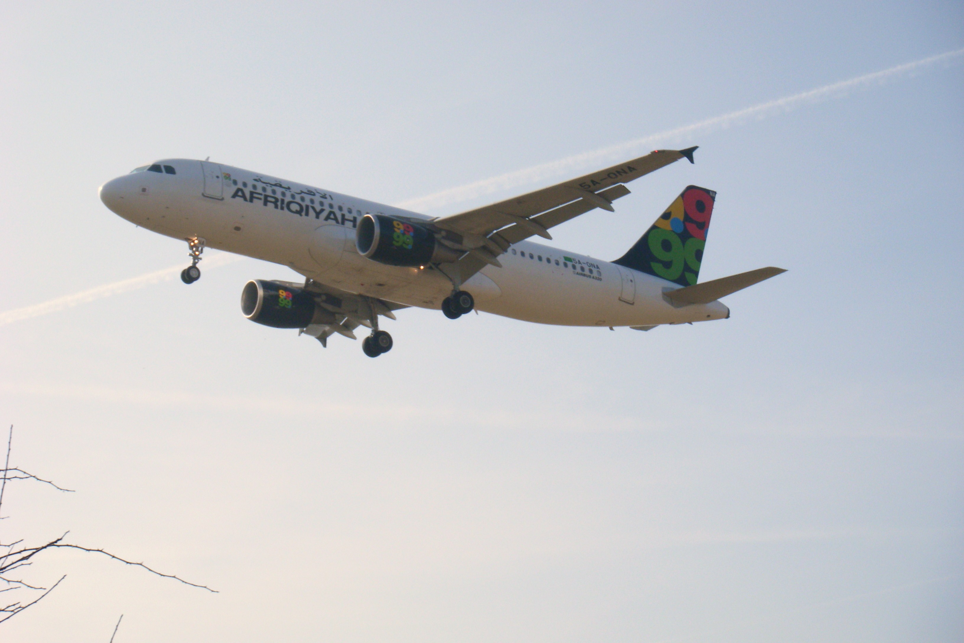 5A-ONA/5AONA Afriqiyah Airways Airbus A320-214 Photo by RJflyer - AVSpotters.com