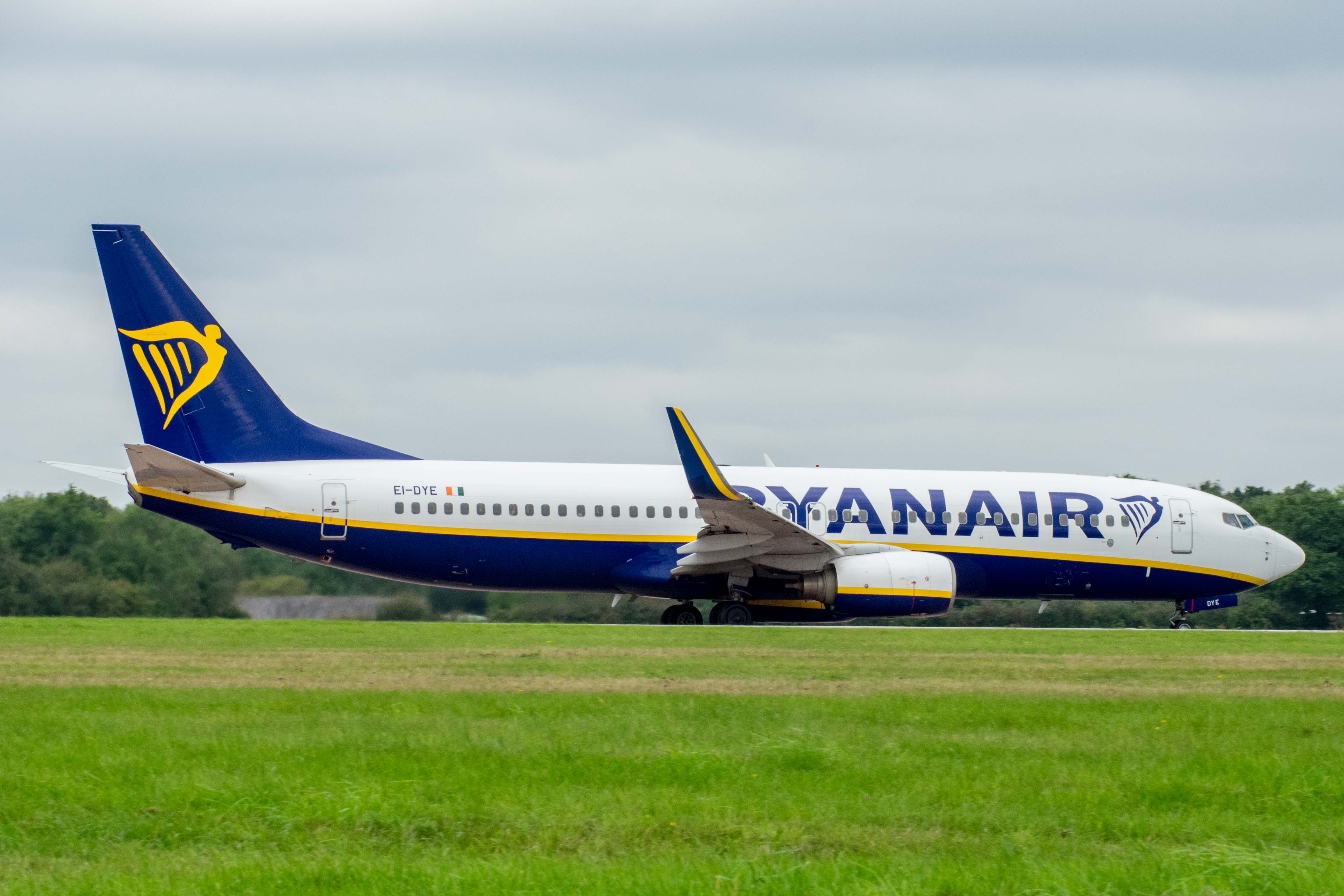 EI-DYE/EIDYE Ryanair Boeing 737 NG Airframe Information - AVSpotters.com