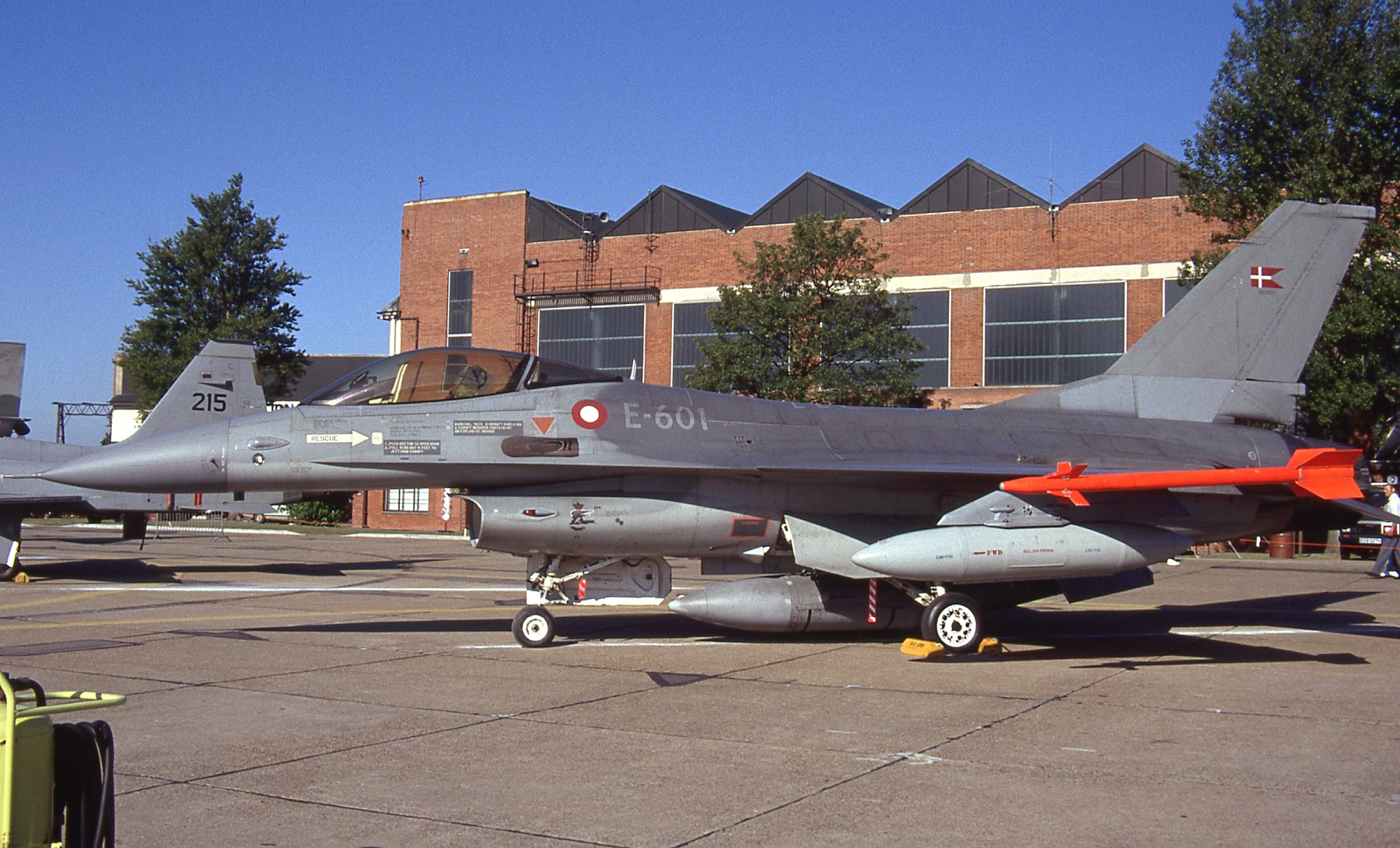 E-601/E601 RDAF - Royal Danish Air Force General Dynamics F-16 Fighting Falcon Airframe Information - AVSpotters.com