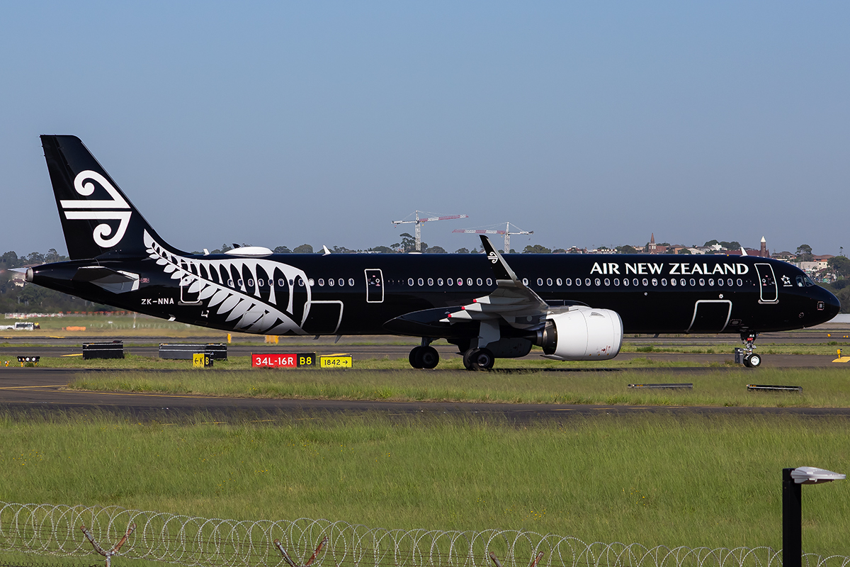 ZK-NNA/ZKNNA Air New Zealand Airbus A321neo Airframe Information - AVSpotters.com
