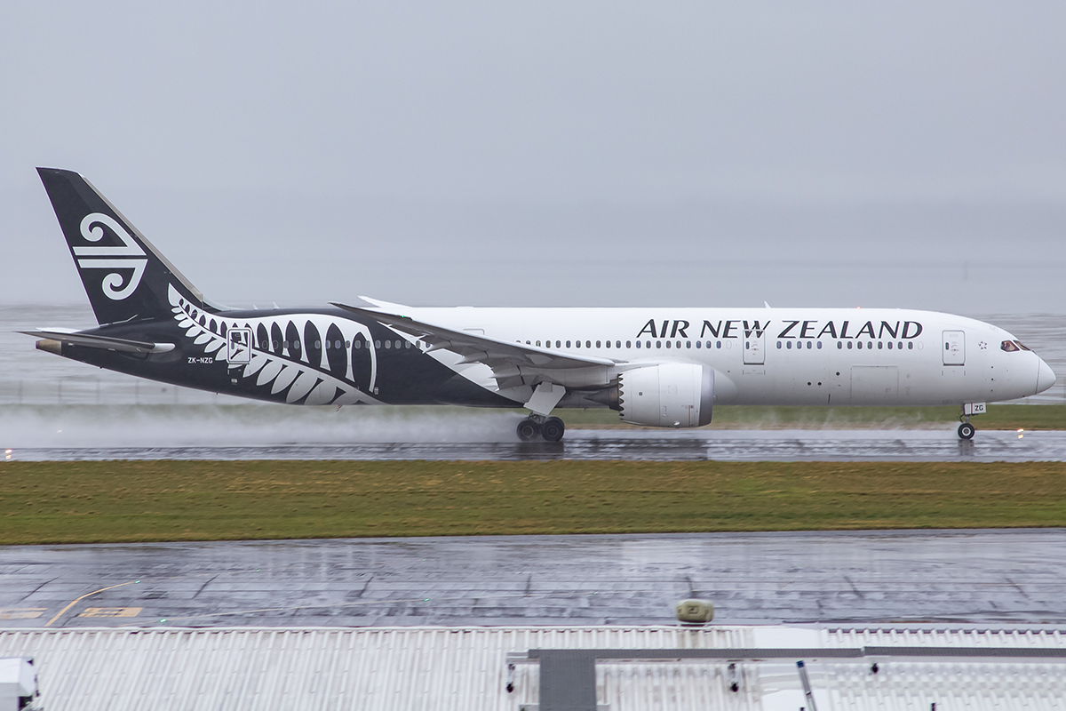 ZK-NZG/ZKNZG Air New Zealand Boeing 787 Airframe Information - AVSpotters.com