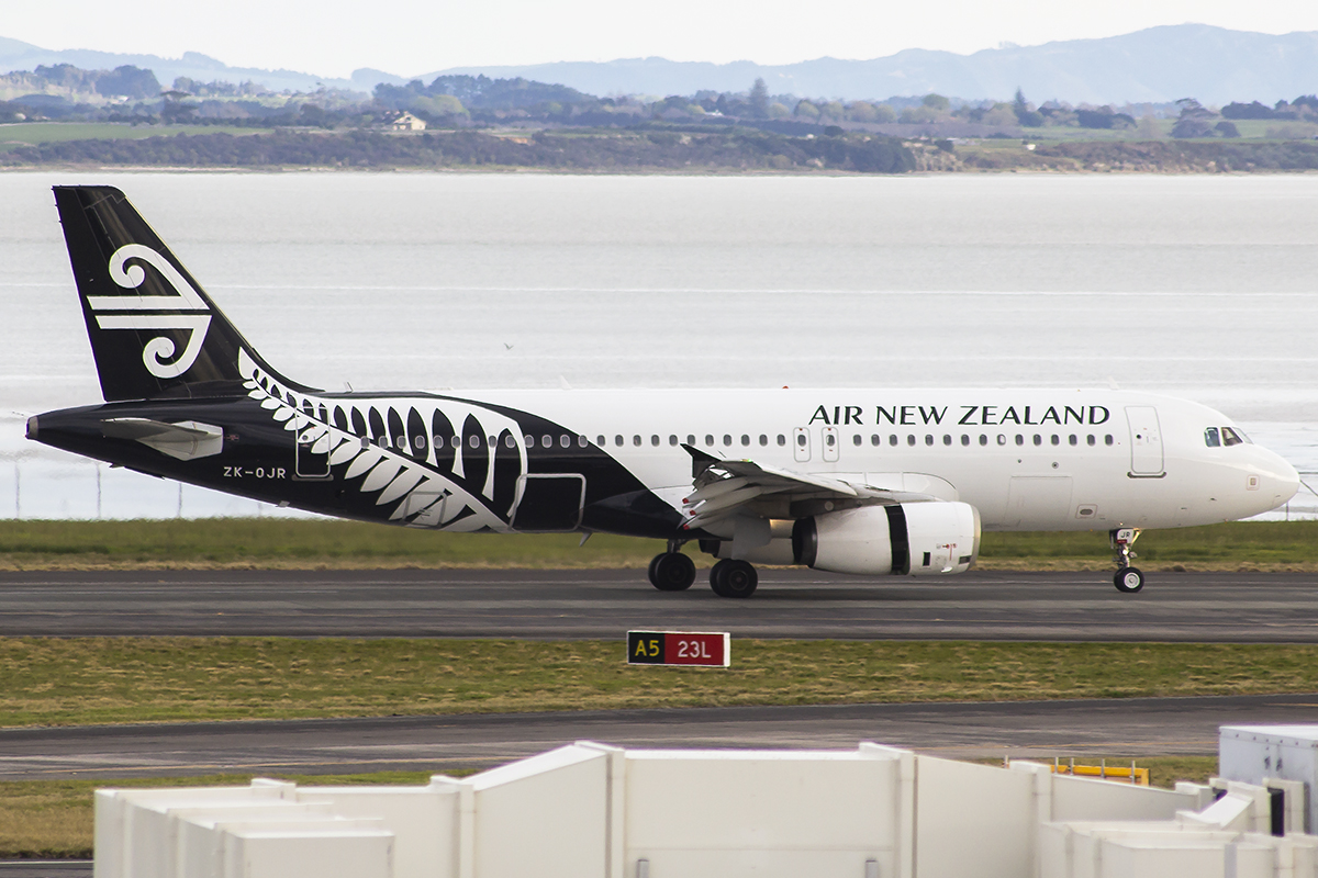 ZK-OJR/ZKOJR Air New Zealand Airbus A320 Airframe Information - AVSpotters.com