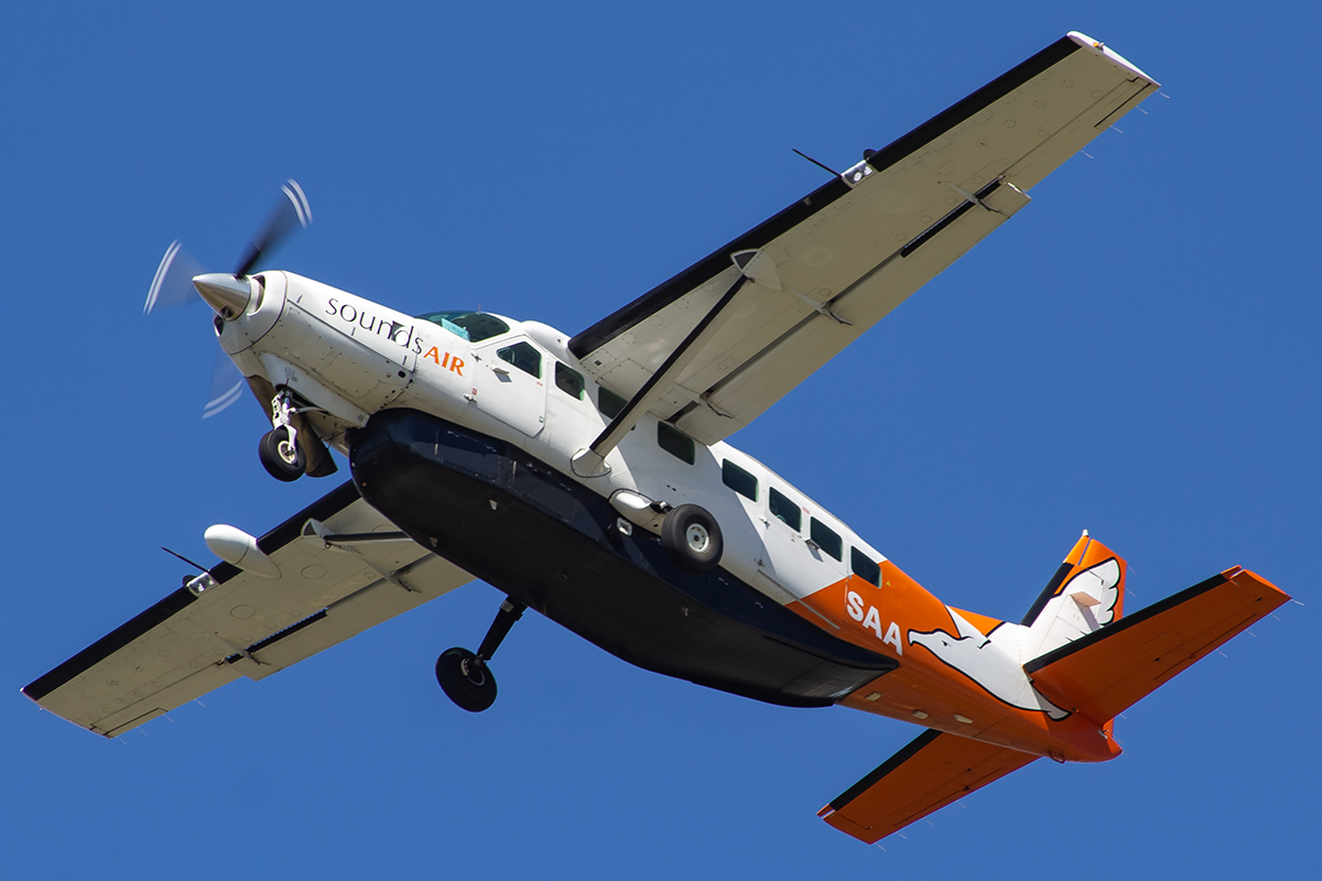 ZK-SAA/ZKSAA Sounds Air Cessna 208 Caravan Airframe Information - AVSpotters.com