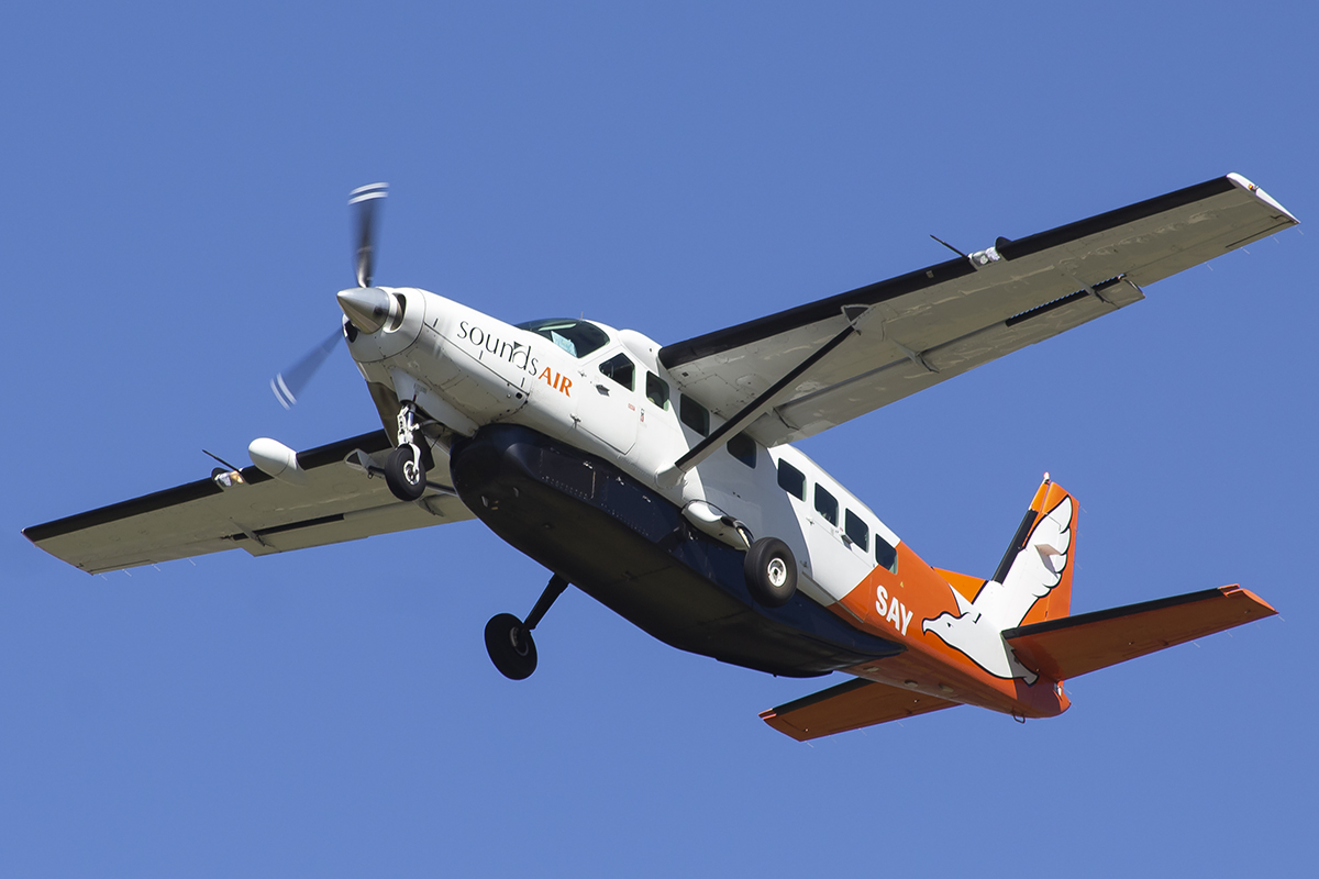 ZK-MJL/ZKMJL Sounds Air Cessna 208 Caravan Airframe Information - AVSpotters.com