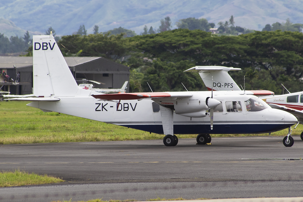 ZK-DBV/ZKDBV Pacific Island Air Britten-Norman Islander Airframe Information - AVSpotters.com