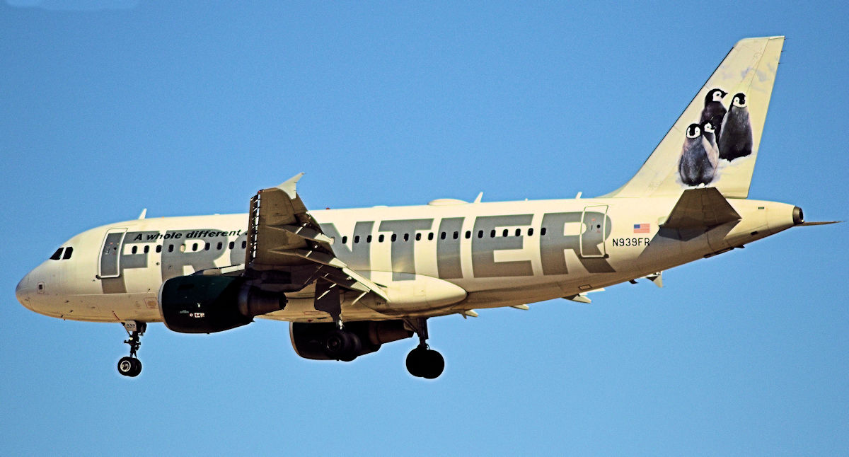 N939FR/N939FR Frontier Airlines Airbus A319-111 Photo by Warthog1 - AVSpotters.com