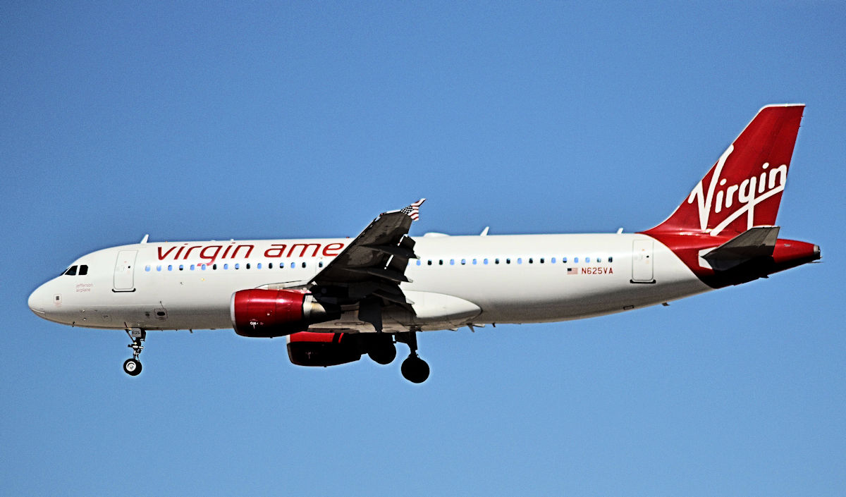 N625VA/N625VA Virgin America Airlines Airbus A320-214 Photo by Warthog1 - AVSpotters.com