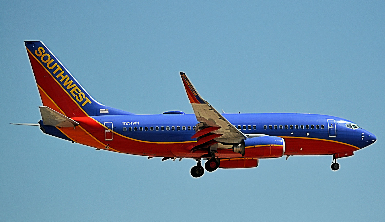 N291WN/N291WN Southwest Airlines Boeing 737-7H4(WL) Photo by Warthog1 - AVSpotters.com